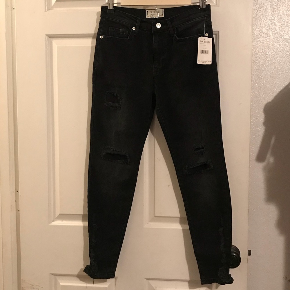We the Free distressed jeans